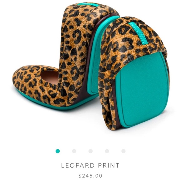 Tieks Shoes - Tieks by Gavrieli Leopard Print Ballet Flats, Italian Leather, Size 9